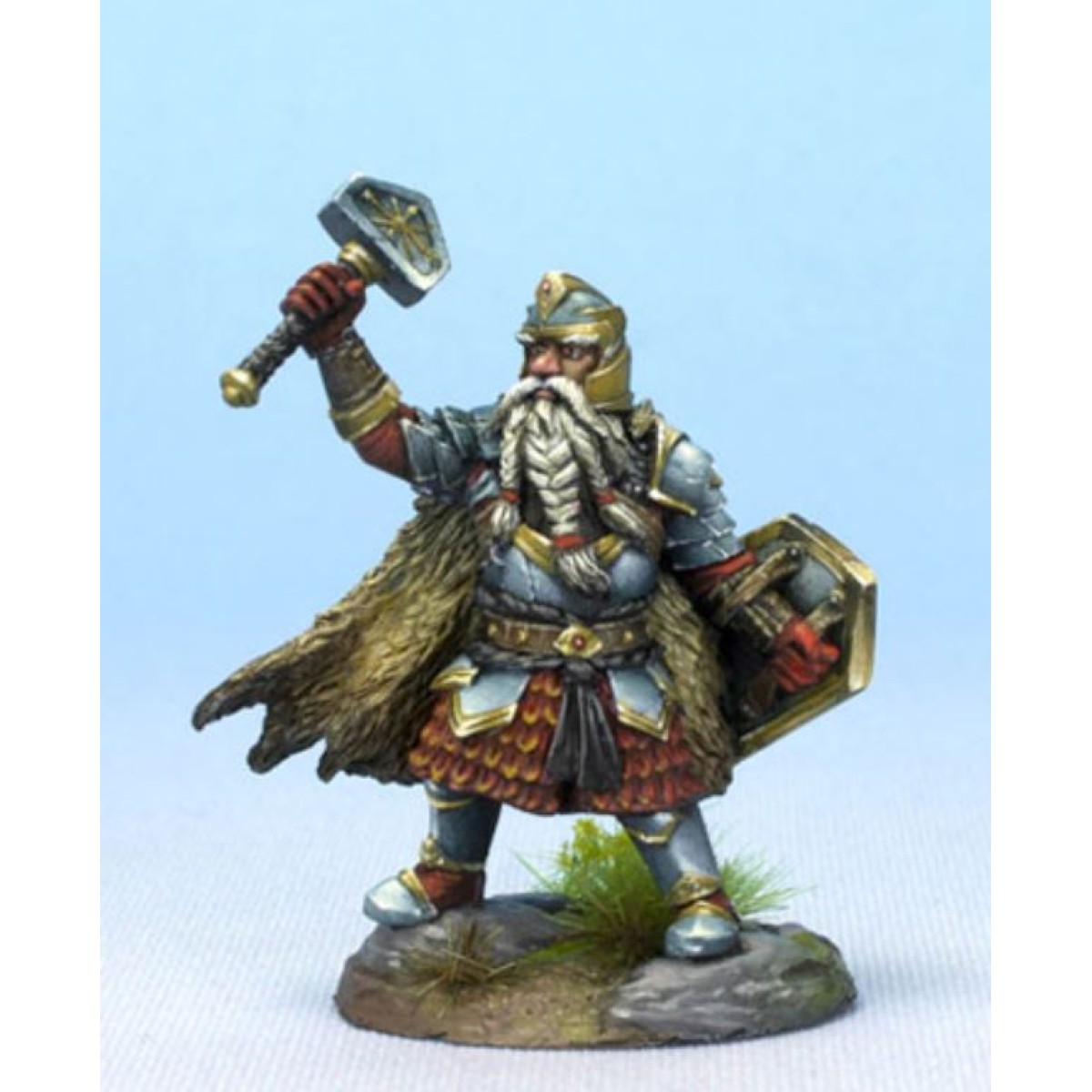 Dark Sword Miniatures Visions In Fantasy Male Dwarven Cleric With
